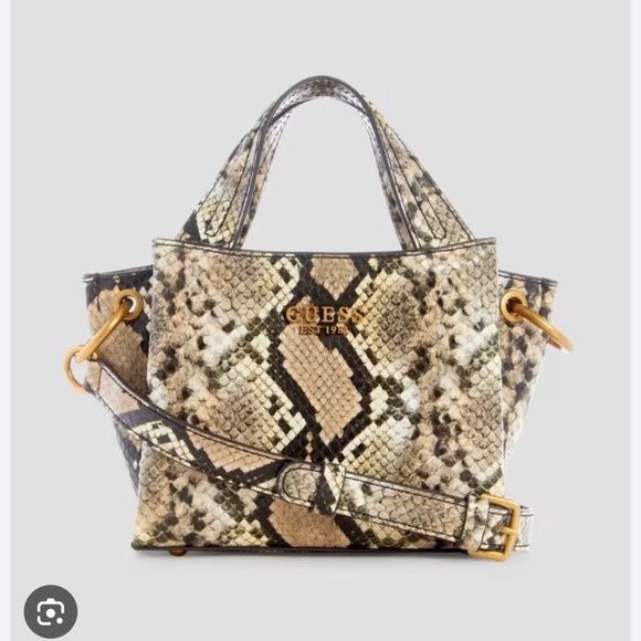 New GUESS Zed Python Mini Girlfriend Crossbody - Picture 1 of 10